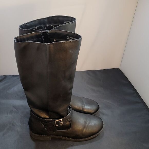 CAT& JACK ROUND TOE SIDE ZIPPER CLOSURE KNEE LENGTH BOOT - Picture 9 of 13